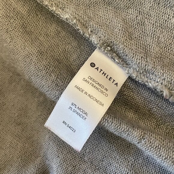 Athleta Open Front Cardigan W/ Pockets Long Sleeve Waterfall Women Size Medium - Picture 9 of 9
